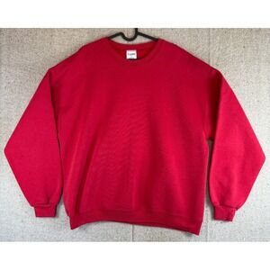 Vintage‎ MENS Sz XXL Cheetah Mervyn's Sweatshirt Red Cotton Blend USA Made